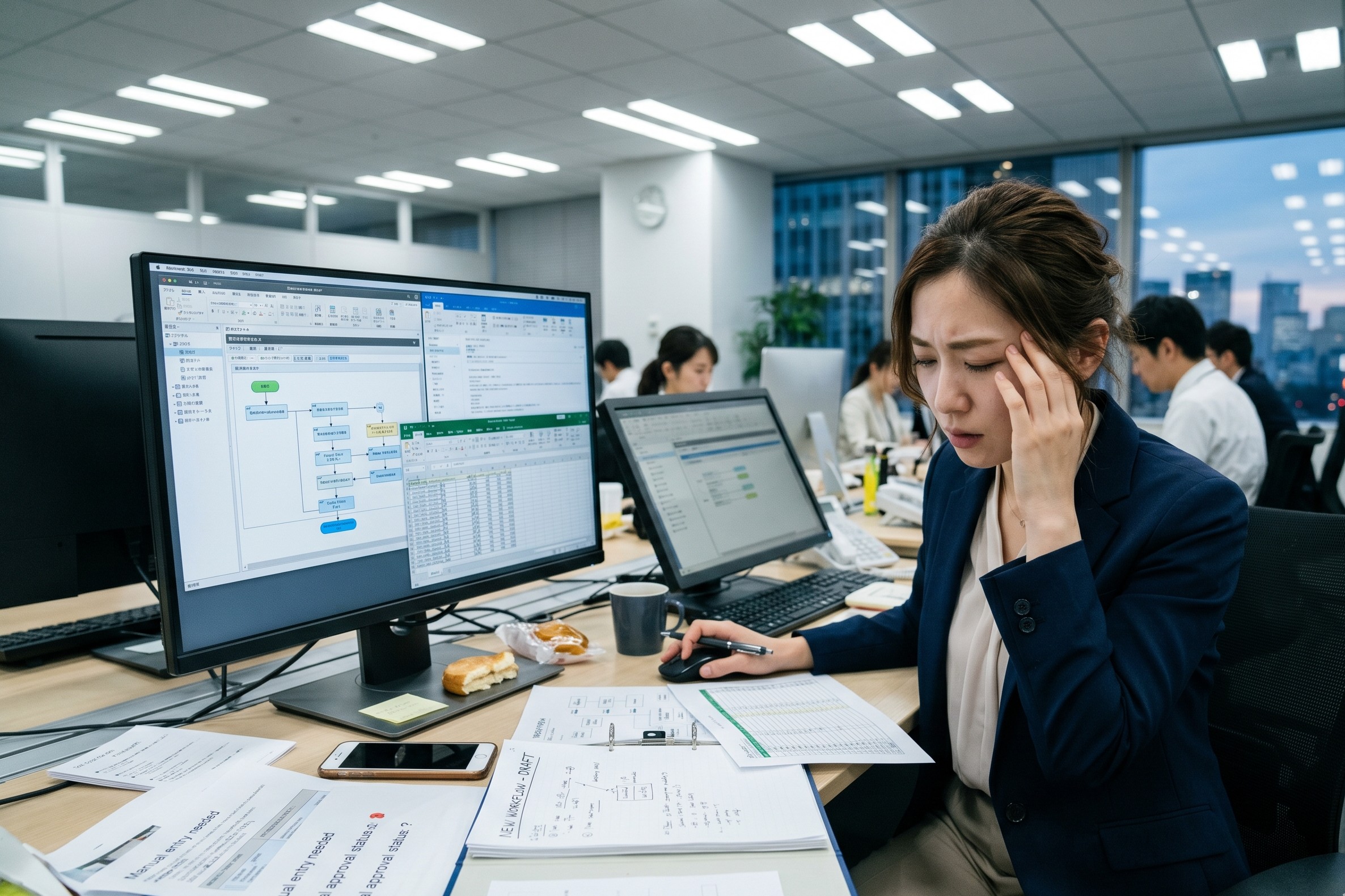 一般社員 — 現場の納得欠如